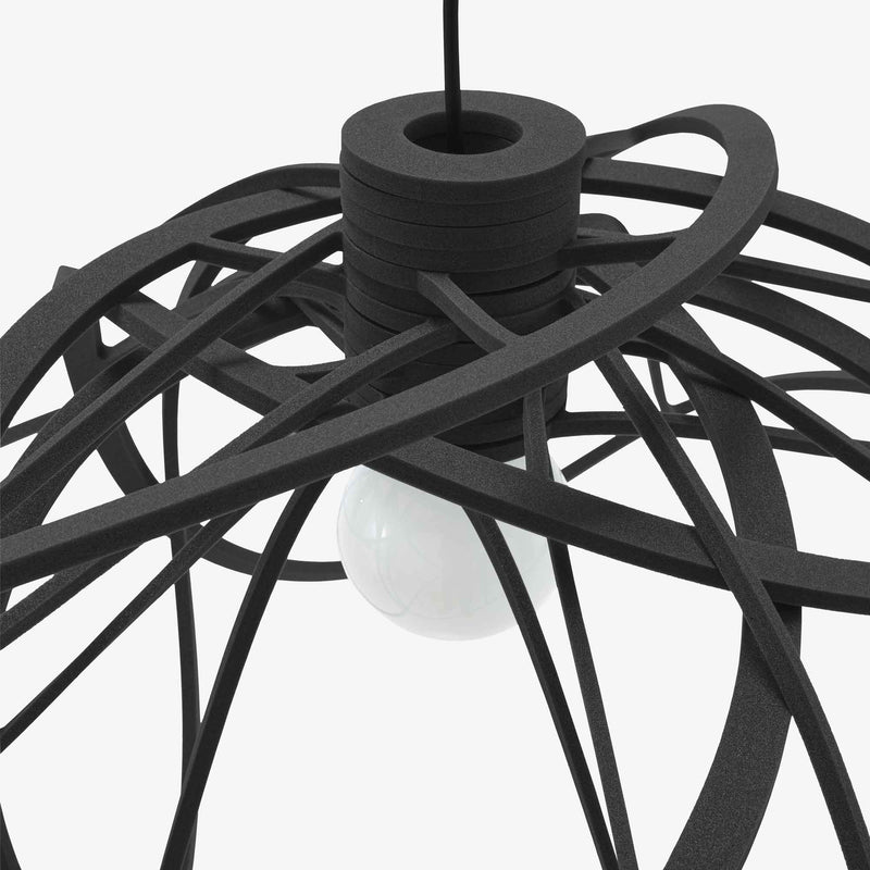 Ligne Roset Bloom Suspended Ceiling Light Black Large - MyConcept Hong Kong