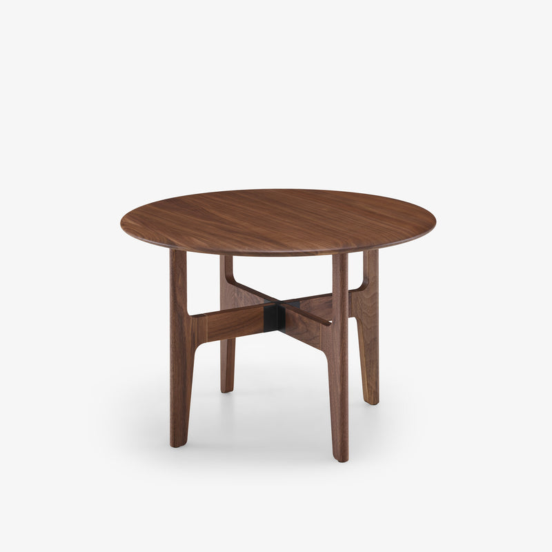 Ligne Roset Nodum Occasional Table Solid American Walnut Low Version - MyConcept Hong Kong