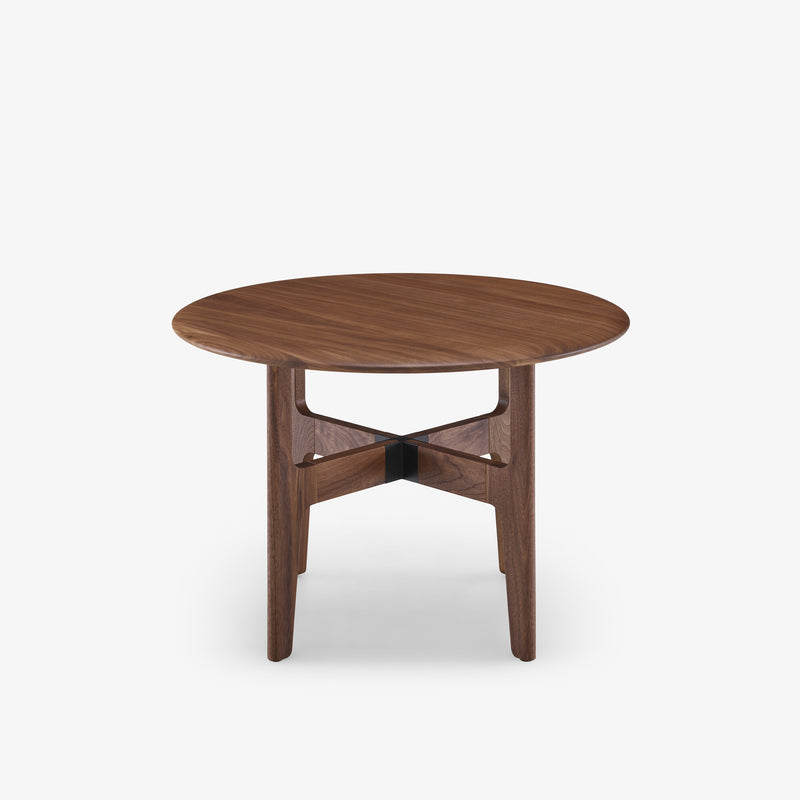 Ligne Roset Nodum Occasional Table Solid American Walnut Low Version - MyConcept Hong Kong