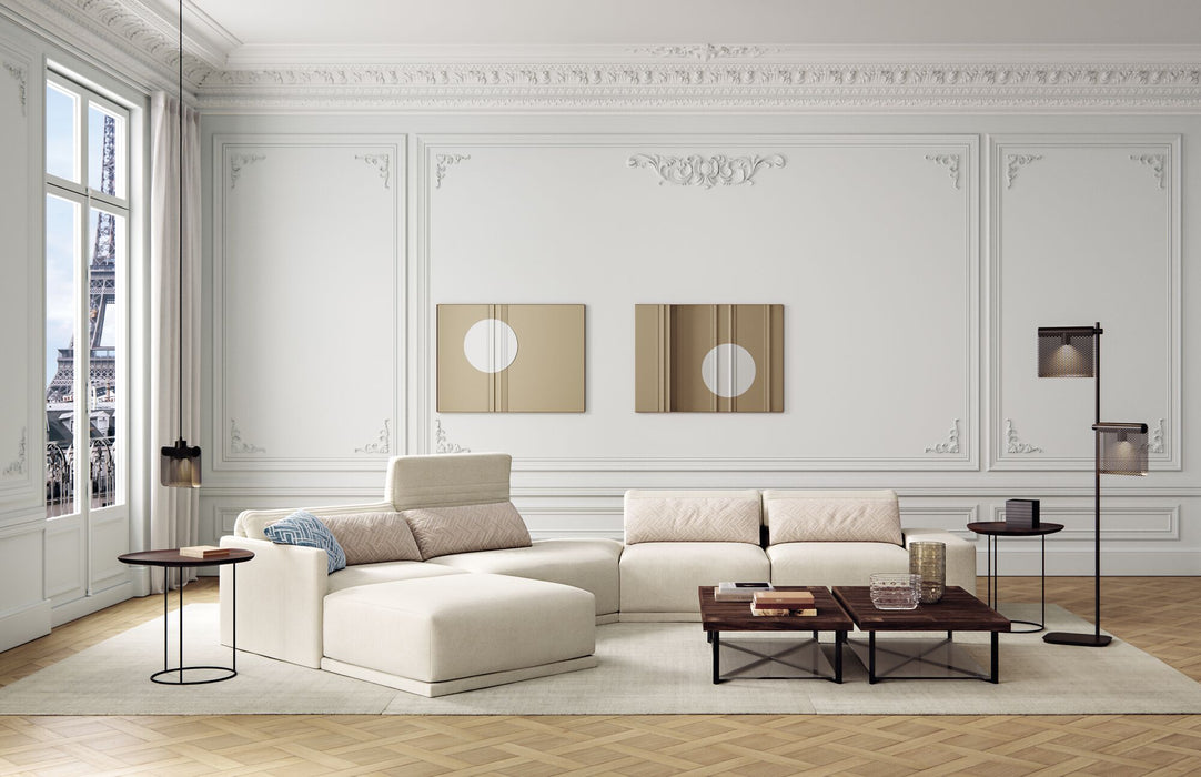 Ligne Roset Ponton Low Table Double Surface Black Lacquered Base - MyConcept Hong Kong