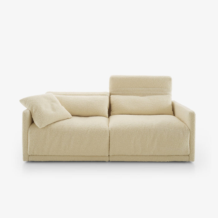 Ligne Roset Grand Angle Small Settee With Slim Armrest Without Lumbar Cushion Upholstery Sofa - MyConcept Hong Kong