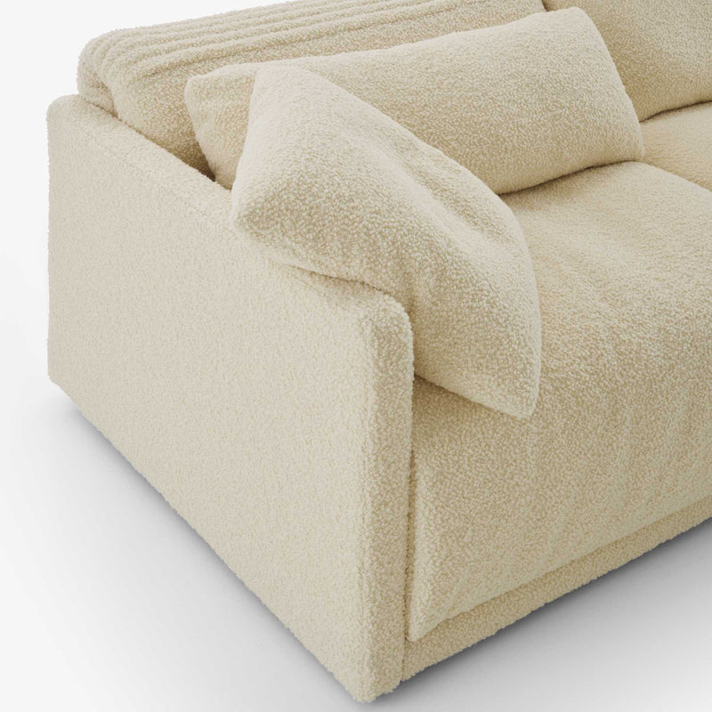 Ligne Roset Grand Angle Small Settee With Slim Armrest Without Lumbar Cushion Upholstery Sofa - MyConcept Hong Kong