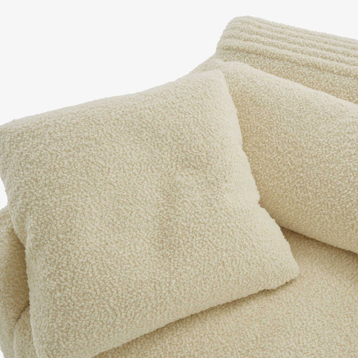 Ligne Roset Grand Angle Small Settee With Slim Armrest Without Lumbar Cushion Upholstery Sofa - MyConcept Hong Kong