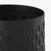 Ligne Roset Cestino Basket Black 'Synderme' Leather - MyConcept Hong Kong