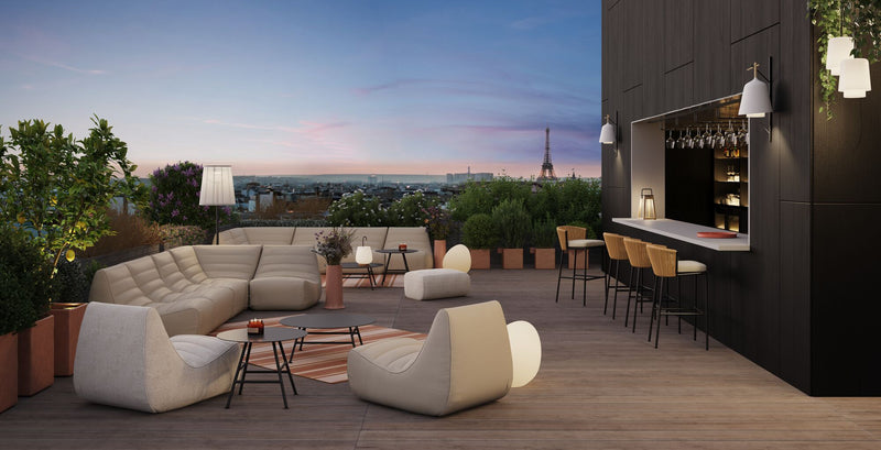 Ligne Roset Lapel Low Bar Chair - MyConcept Hong Kong