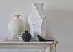 Ligne Roset Polygon Vase White / Black - MyConcept Hong Kong