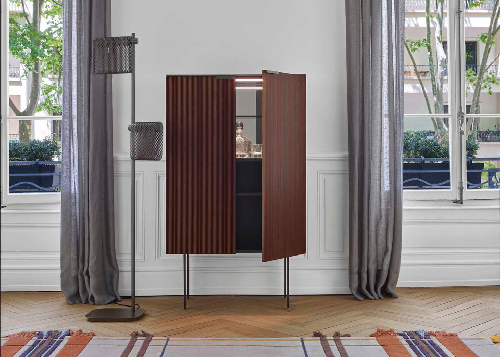 Ligne Roset Grid Floor Standard Lamp Bronze - MyConcept Hong Kong