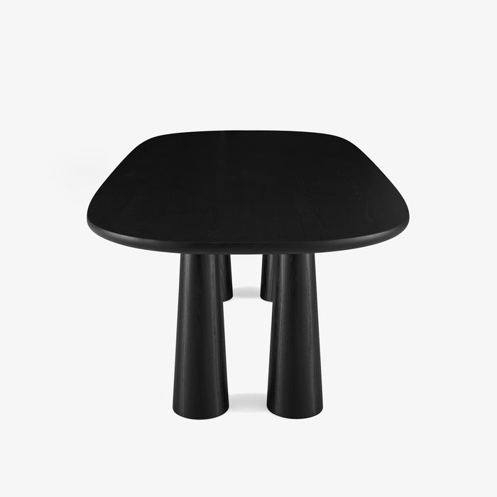 Ligne Roset Hashira Dining Table Base In Black Stained Ash - MyConcept Hong Kong