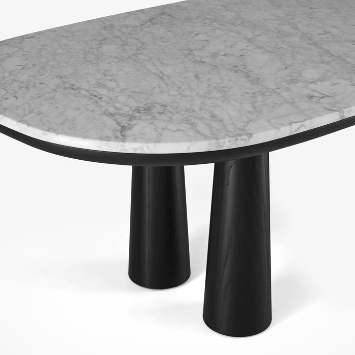 Ligne Roset Hashira Dining Table Base In Black Stained Ash - MyConcept Hong Kong