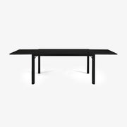 Ligne Roset Extensia Dining Table Marquinia Ceramic Stoneware Top Base In Black Stained Ash - MyConcept Hong Kong
