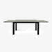 Ligne Roset Extensia Dining Table Top In White Marble-Effect Ceramic Stoneware Base In Black Stained Ash - MyConcept Hong Kong