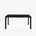 Ligne Roset Extensia Dining Table Marquinia Ceramic Stoneware Top Base In Black Stained Ash - MyConcept Hong Kong