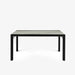 Ligne Roset Extensia Dining Table Top In White Marble-Effect Ceramic Stoneware Base In Black Stained Ash - MyConcept Hong Kong