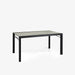 Ligne Roset Extensia Dining Table Top In White Marble-Effect Ceramic Stoneware Base In Black Stained Ash - MyConcept Hong Kong