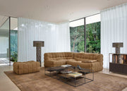 Ligne Roset Lowlands Low Table Small Tops In Golden Brass Aspect Steel - MyConcept Hong Kong