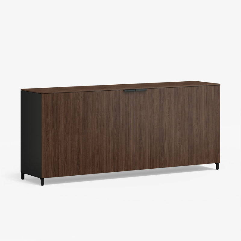 Ligne Roset Everywhere Sideboard Coplanar Doors Dark Walnut C 2H - MyConcept Hong Kong