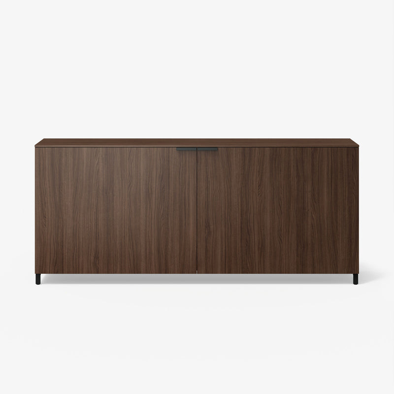Ligne Roset Everywhere Sideboard Coplanar Doors Dark Walnut C 2H - MyConcept Hong Kong