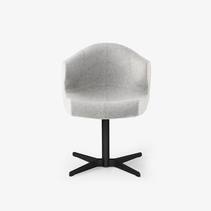 Ligne Roset Alster Alster Carver Chair Central Pedestal – Matt Black - MyConcept Hong Kong