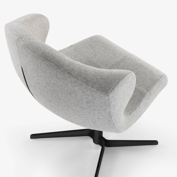 Ligne Roset Alster Alster Carver Chair Central Pedestal – Matt Black - MyConcept Hong Kong