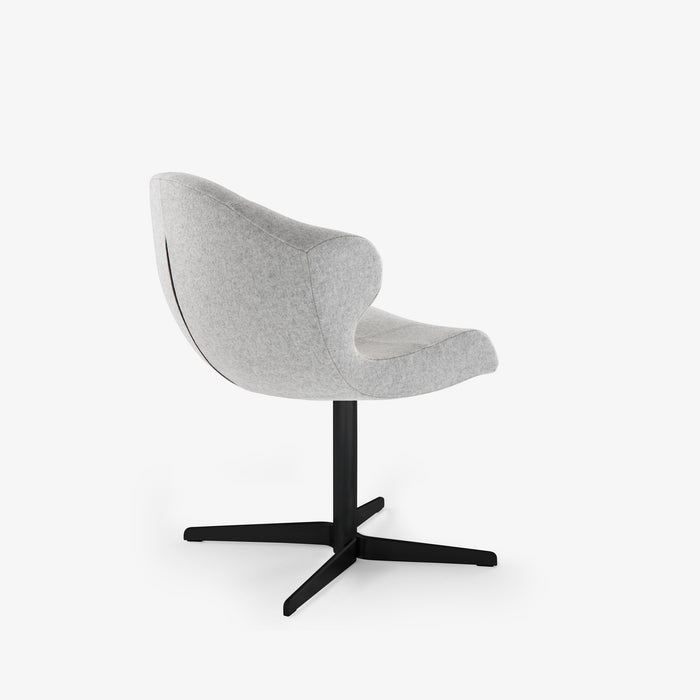 Ligne Roset Alster Alster Carver Chair Central Pedestal – Matt Black - MyConcept Hong Kong