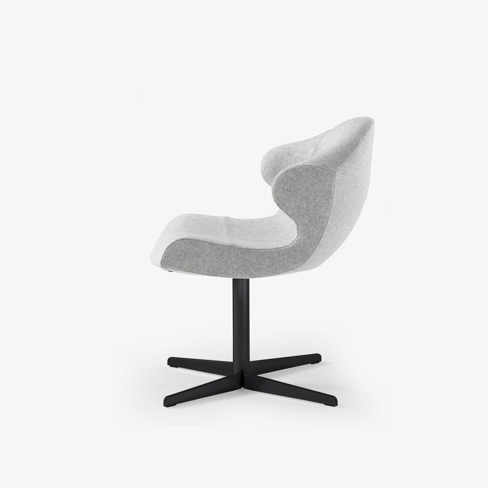 Ligne Roset Alster Alster Carver Chair Central Pedestal – Matt Black - MyConcept Hong Kong