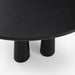 Ligne Roset Hashira Dining Table Base In Black Stained Ash - MyConcept Hong Kong