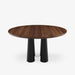 Ligne Roset Hashira Dining Table Base In Black Stained Ash - MyConcept Hong Kong