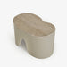 Ligne Roset Pukka Low Table Travertine Top Small - MyConcept Hong Kong
