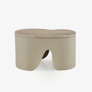 Ligne Roset Pukka Low Table Travertine Top Small - MyConcept Hong Kong