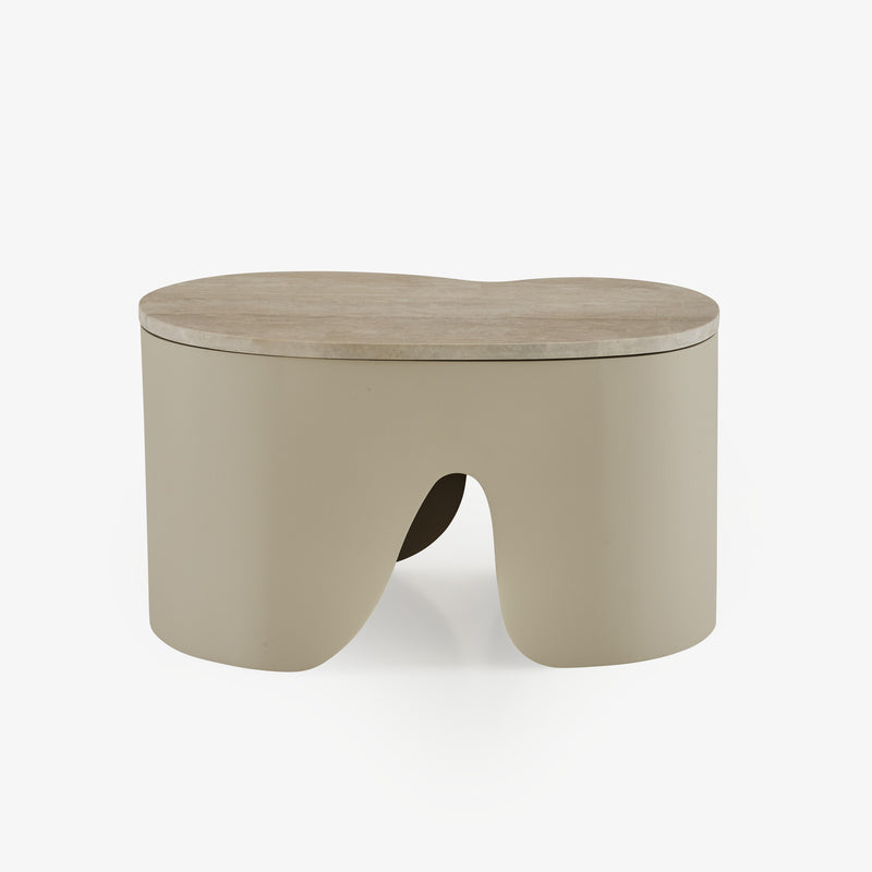 Ligne Roset Pukka Low Table Travertine Top Small - MyConcept Hong Kong