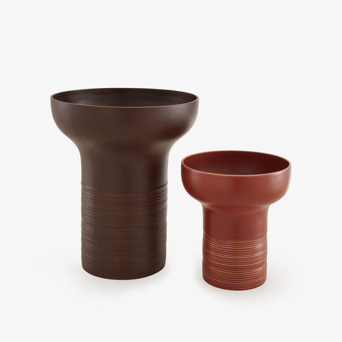 Ligne Roset Empreintes Vase Small Brique - MyConcept Hong Kong