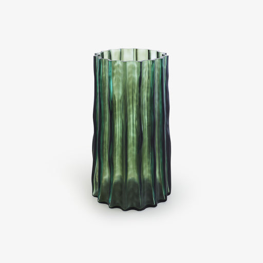 Ligne Roset Ribbed Vase Large Green - MyConcept Hong Kong