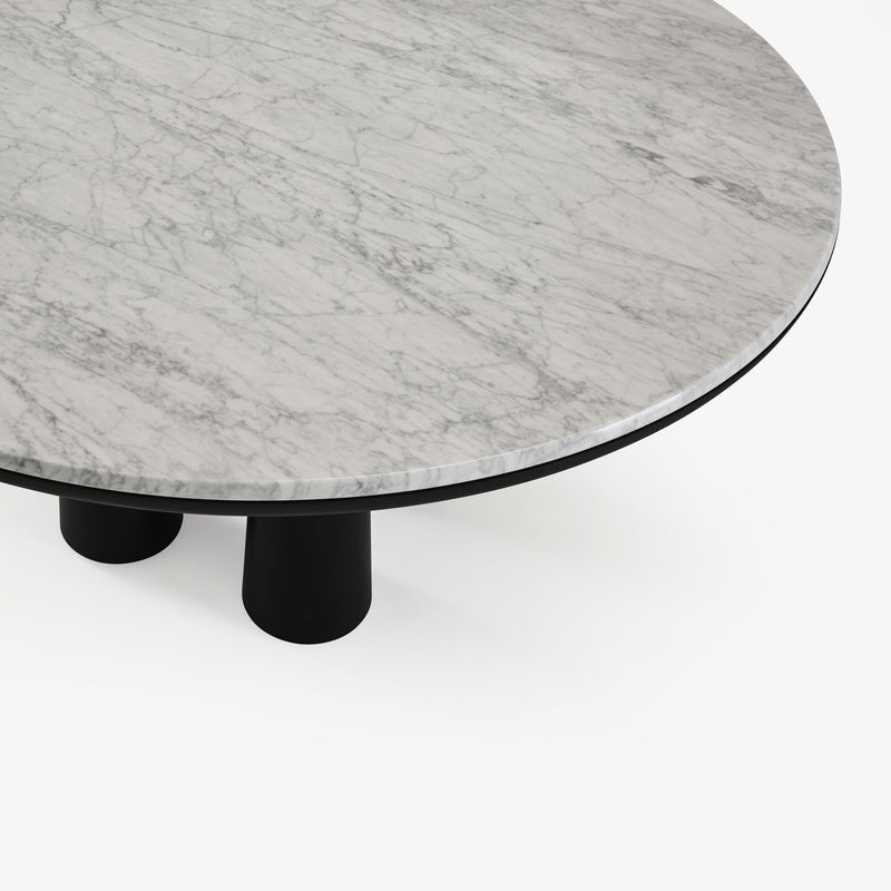 Ligne Roset Hashira Dining Table Base In Black Stained Ash - MyConcept Hong Kong