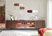 Ligne Roset Hat Mirror Laqué Rouge Noir - MyConcept Hong Kong