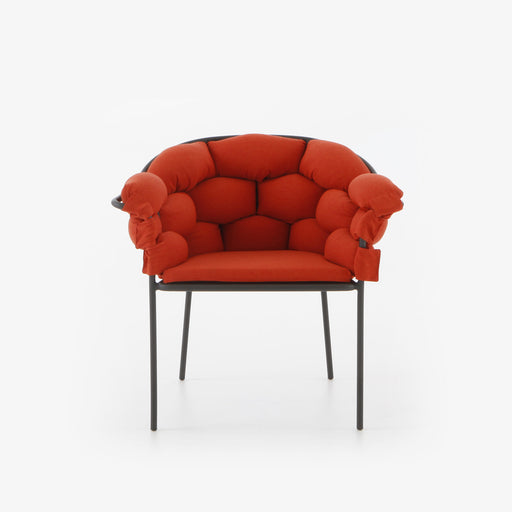 Ligne Roset Serpentine Carver Chair Terra Cotta / Charcoal Structure - MyConcept Hong Kong