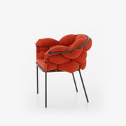 Ligne Roset Serpentine Carver Chair Terra Cotta / Charcoal Structure - MyConcept Hong Kong