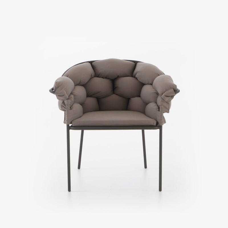 Ligne Roset Serpentine Carver Chair Taupe / Charcoal Structure - MyConcept Hong Kong