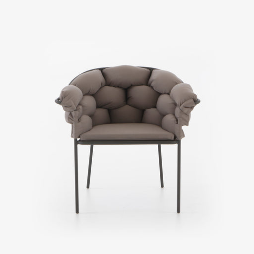 Ligne Roset Serpentine Carver Chair Taupe / Charcoal Structure - MyConcept Hong Kong