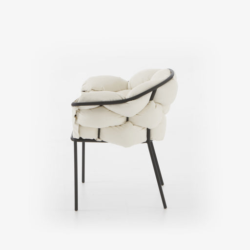 Ligne Roset Serpentine Carver Chair Ecru / Charcoal Structure - MyConcept Hong Kong