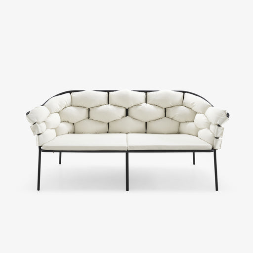 Ligne Roset Serpentine Small Settee Ecru / Charcoal Structure - MyConcept Hong Kong