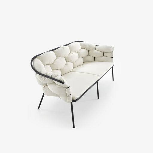 Ligne Roset Serpentine Small Settee Ecru / Charcoal Structure - MyConcept Hong Kong