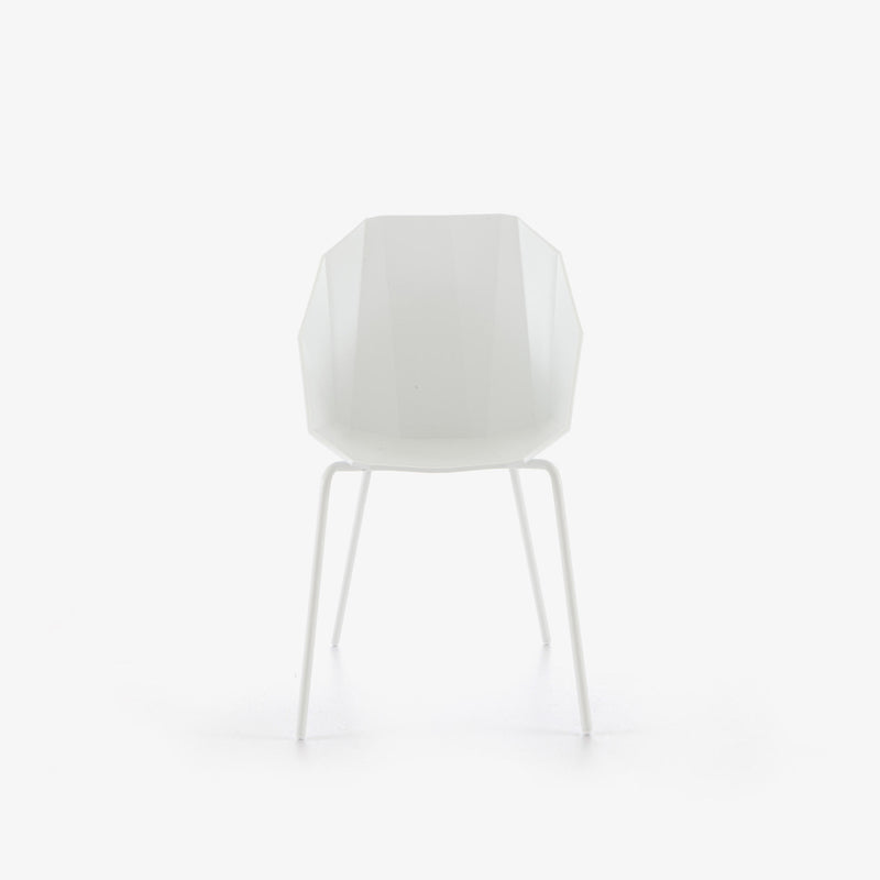 Ligne Roset Rocher Chair/Bridge White White Lacquered Base - MyConcept Hong Kong