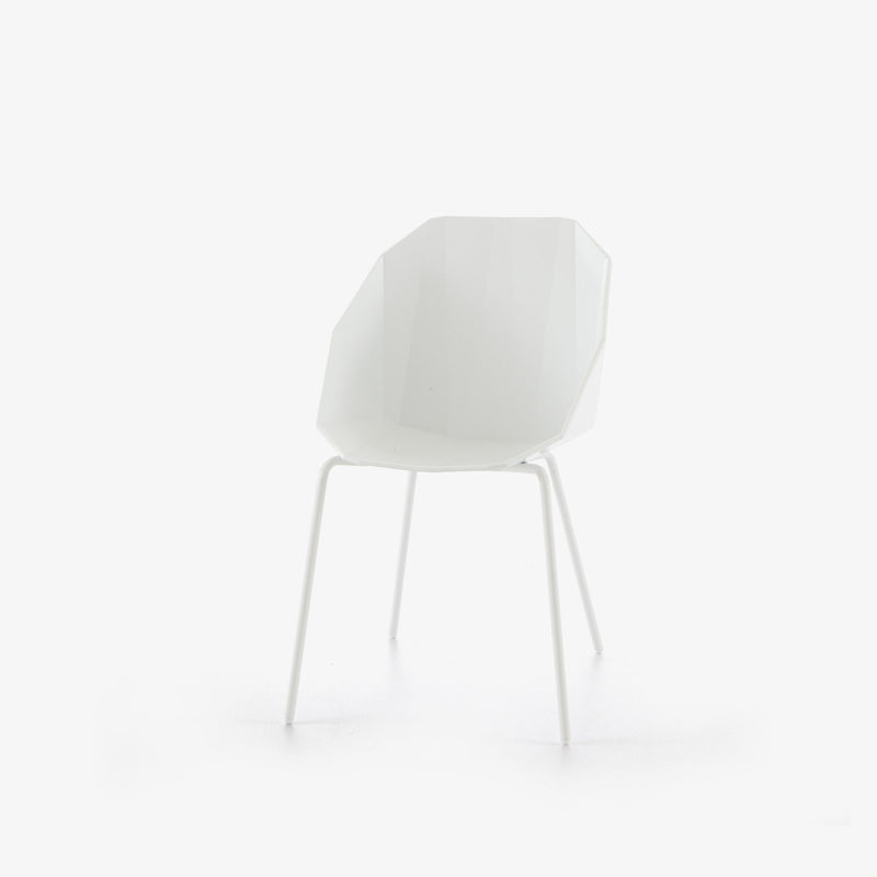 Ligne Roset Rocher Chair/Bridge White White Lacquered Base - MyConcept Hong Kong