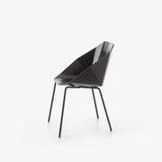 Ligne Roset Rocher Chair/Bridge Black Black Lacquered Base - MyConcept Hong Kong