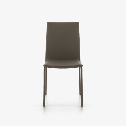 Ligne Roset Slim Chair Chair Grey Leather - MyConcept Hong Kong