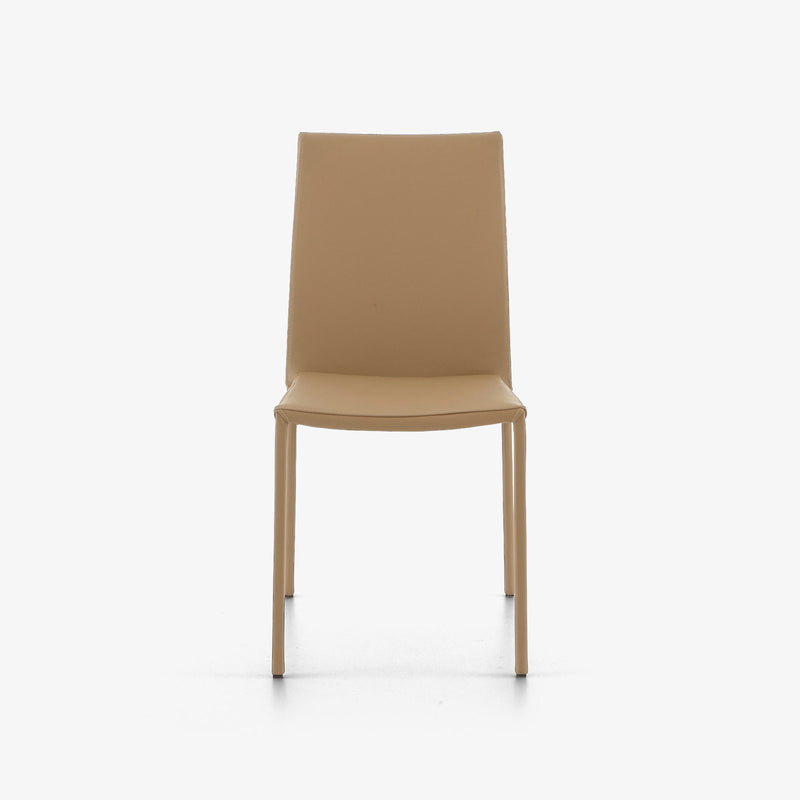 Ligne Roset Slim Chair Chair Beige Leather - MyConcept Hong Kong
