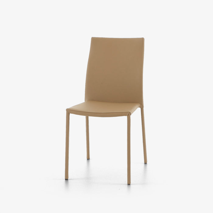 Ligne Roset Slim Chair Chair Beige Leather - MyConcept Hong Kong
