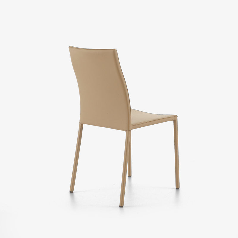 Ligne Roset Slim Chair Chair Beige Leather - MyConcept Hong Kong