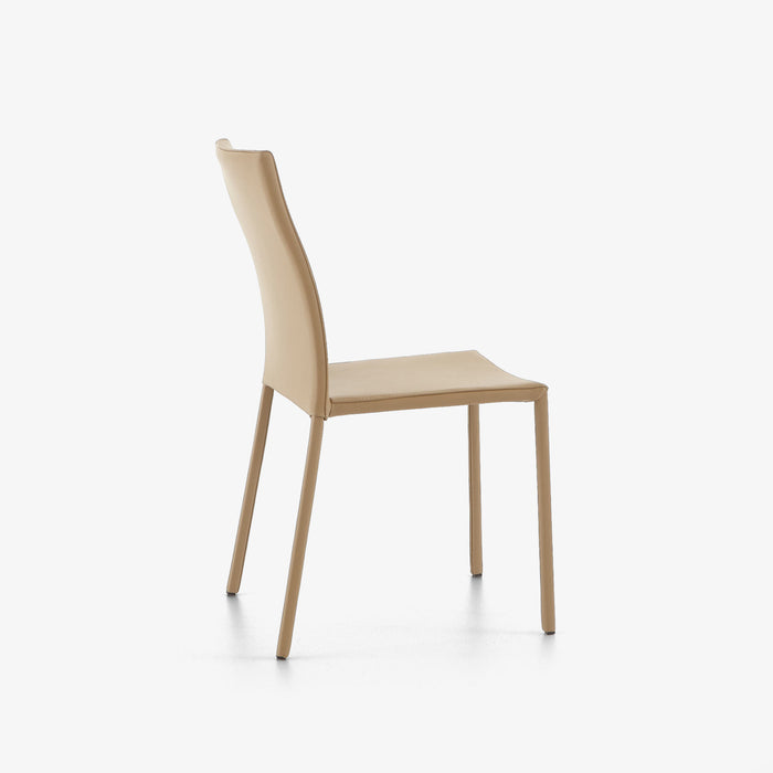 Ligne Roset Slim Chair Chair Beige Leather - MyConcept Hong Kong