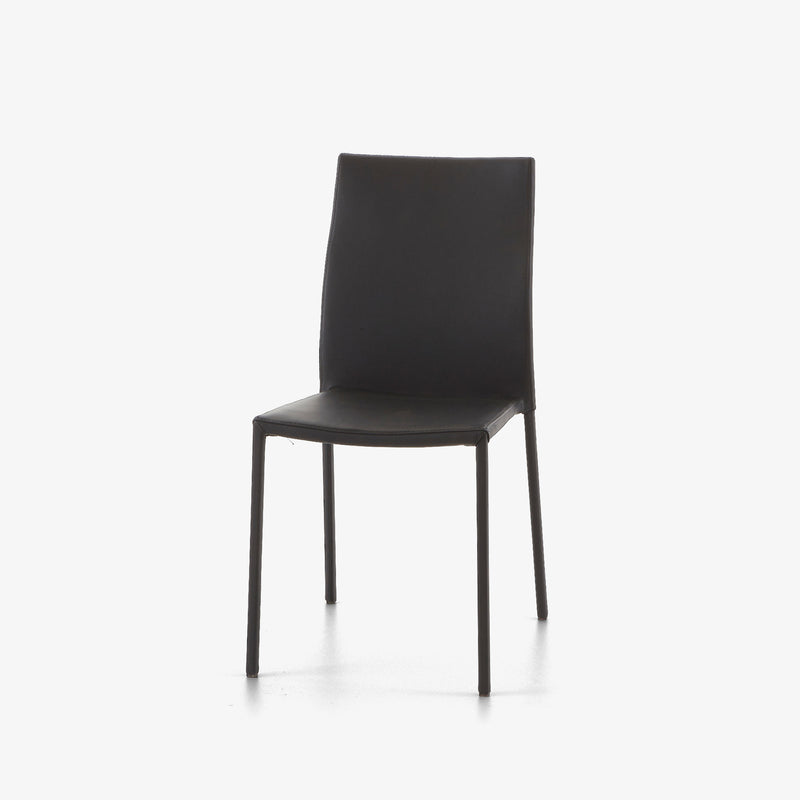 Ligne Roset Slim Chair Chair Black Leather - MyConcept Hong Kong